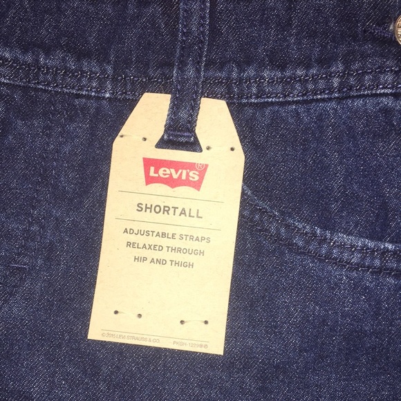 NWT Levi’s Girls Denim Shortall - Picture 2 of 8